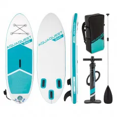 Placă pentru sap surfing Intex Aqua Quest 240 244x76x13 cm, pompă, vâslă, geantă, 8+, până la 90 kg (68241) Placă pentru sap surfing Intex Aqua Quest 240 244x76x13 cm, pompă, vâslă, geantă, 8+, până la 90 kg (68241)