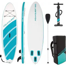 Placă pentru sap surfing Intex Aqua Quest 320 320x81x15 cm, pompă, vâslă, geantă, până la 150 kg (68242) Placă pentru sap surfing Intex Aqua Quest 320 320x81x15 cm, pompă, vâslă, geantă, până la 150 kg (68242)