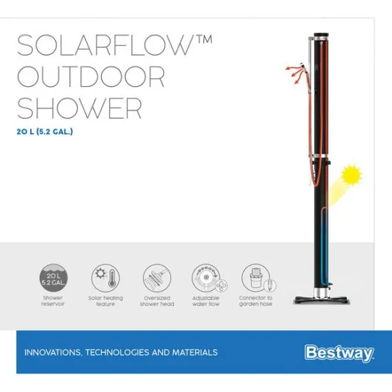 Летний душ Bestway Solar Flow 20 (218 x 63 x 63)