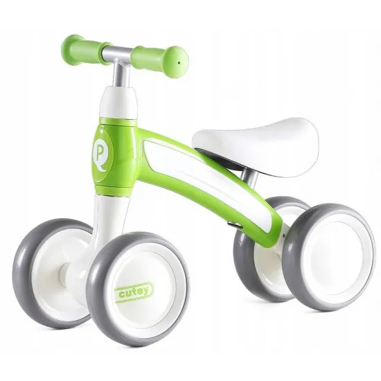 Bicicleta fără pedale Qplay Cutey Green