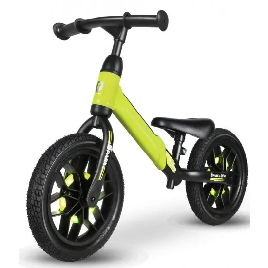 Bicicleta fără pedale Qplay Spark Green