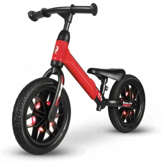 Bicicleta fără pedale Qplay Spark Red