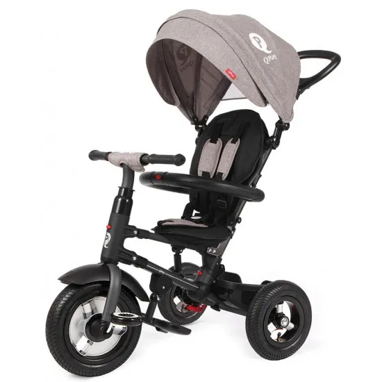 Трицикл Qplay Rito Rubber Gray