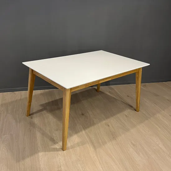 Masă pentru bucătărie Mobicasa Oslo 1400/2300x900, White/ Natural