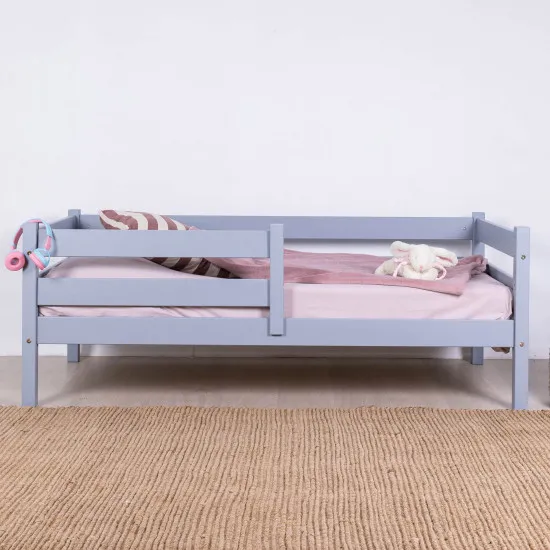 Детская кровать Mobicasa Bambi, без ящиков 80 х 160 см, Серый