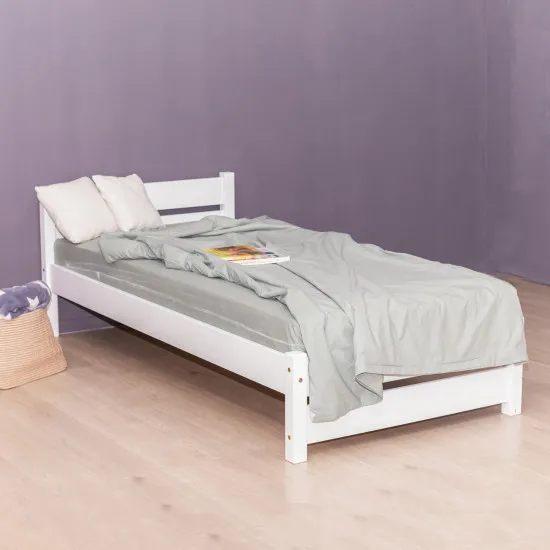 Детская кровать Mobicasa Tom, без ящиков 90 x 200 см, Белый