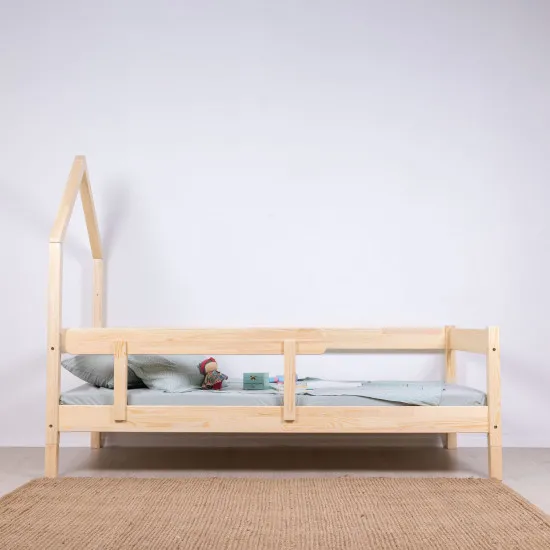Кровать детская Mobicasa Woody, с регулируемой высотой, без ящиков 90 x 200 см, Hатуральный