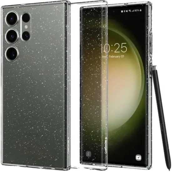 Husă Spigen Liquid Crystal pentru Samsung Galaxy S23 Ultra, Glitter Crystal