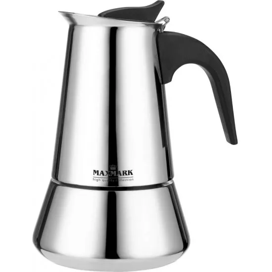 Кофеварка гейзерная Maxmark MK-SV104, Inox