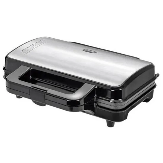 Вафельница MPM MGO-20M Inox/Black (1000 Вт)