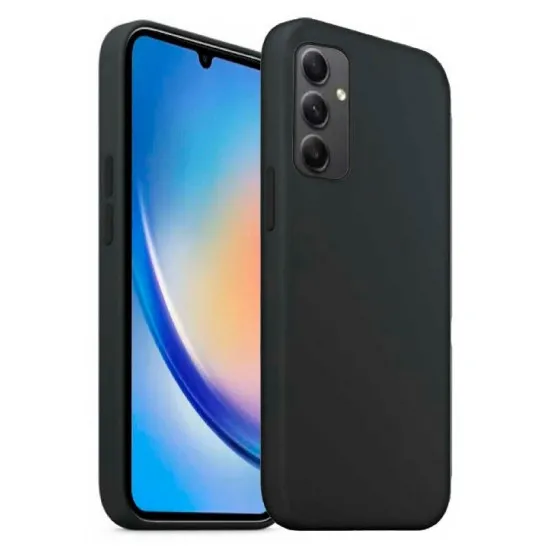 Husă Helmet Liquid Silicone pentru Samsung Galaxy A34, Black