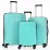 Комплект чемоданов CCS 5224 Set, Water Green