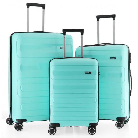 Set de valize CCS 5225 Set, Water Green