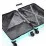 Set de valize CCS 5225 Set, Water Green