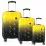 Set de valize CCS 5226 Set, Black/Yellow