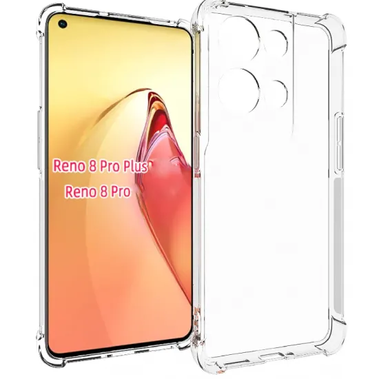 Husă Helmet Soft Clear pentru Oppo Reno 8 Pro, Transparent