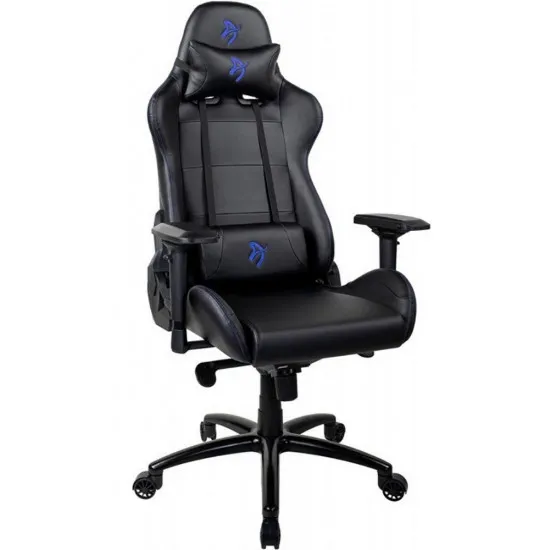 Fotoliu de gaming Arozzi Verona Signature PU, Black /Blue logo