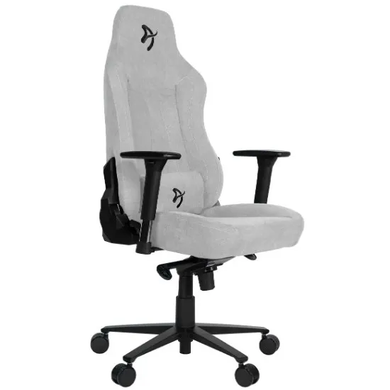 Fotoliu de gaming Arozzi Vernazza Soft Fabric, Light Grey