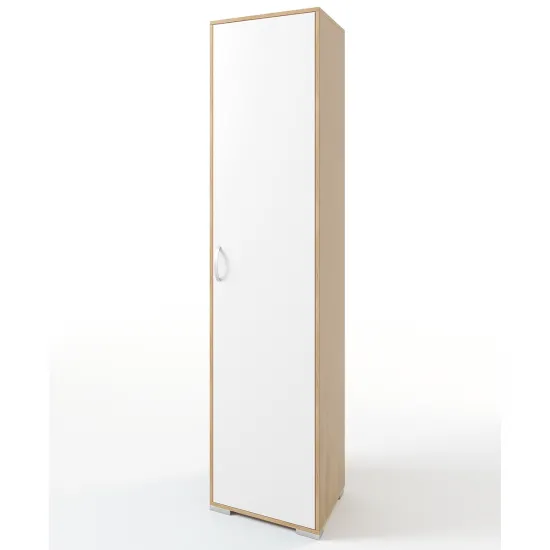 Dulap ML-Mobila ML-2 (50 cm), Stejar auriu / Alb