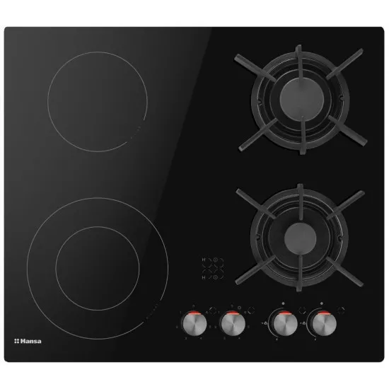 Plită mixtă Hansa BHMS61414030 Black