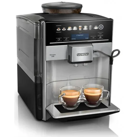 Automat de cafea Siemens TE655203RW, Black/Inox