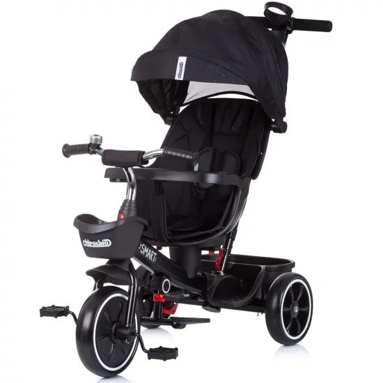 Трицикл Chipolino SMART TRKSA02201RA Black