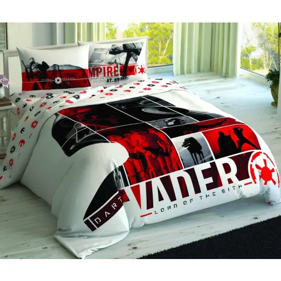 Lenjerie de pat Tac Disney Star Wars Double (60259491) (copii/Bumbac)