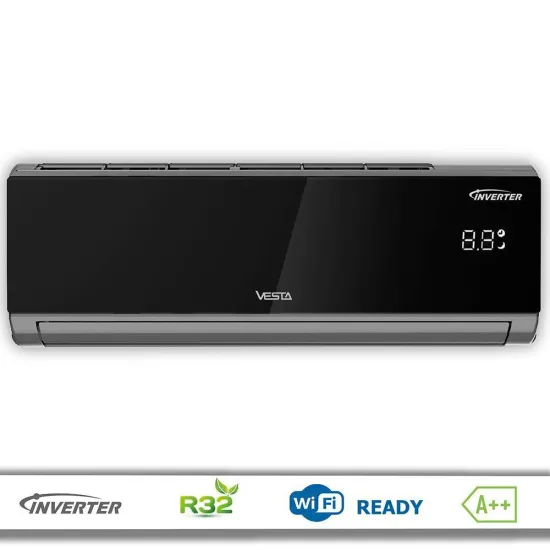 Aparat de aer condiționat Vesta AC-12i Smart Inverter, 12000 BTU, pana la 25 m², Черный