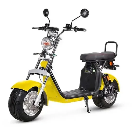 Scooter electric Citycoco TX-10-2A, 3000 W, 24 Ah, Galben