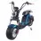 Scooter electric Citycoco TX-10-6, 2000 W, 20 Ah, Albastru