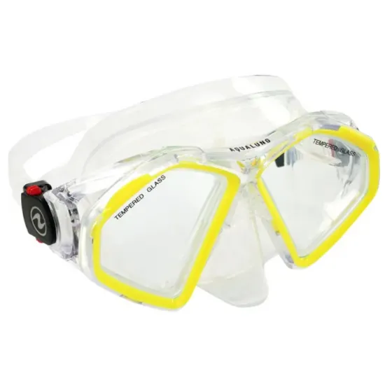 Маска для ныряния Aqualung Hawkeye SN MS5570007 Transparent/Yellow