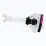 Mască cu tub Aqualung Cub Combo SC3990002 Transparent/Pink