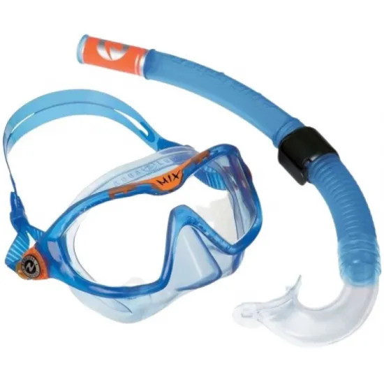 Маска с трубкой Aqualung MIX A SC4254008S S Blue Orange