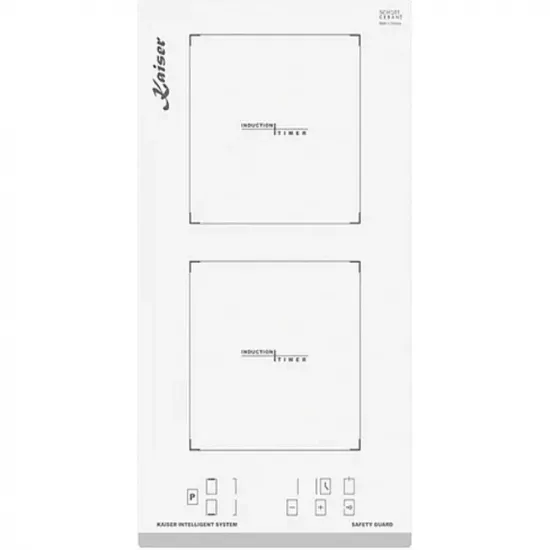 Plită cu inducţie Kaiser KCT 3726 FI White