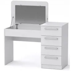 Masă toaletă Kompanit Трюмо-9, White Masă toaletă Kompanit Трюмо-9, White