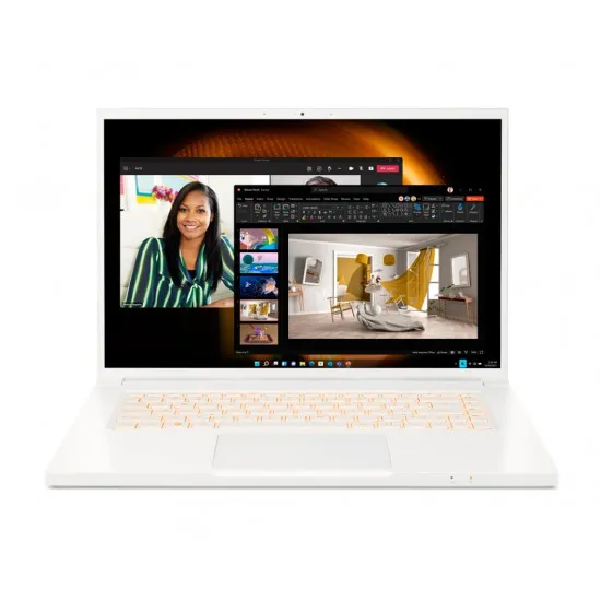 Ноутбук 16" Acer Concept D 3 Pro CN316-73P-79ZW / Intel Core i7-11800H / 16 ГБ / 1024 ГБ NVME SSD / White
