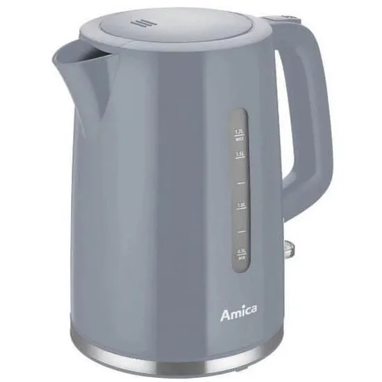 Электрочайник Amica KF 1013 Gray (1.7 л/2200 Вт)