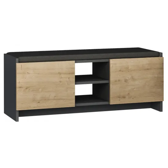 Rafturi pentru pantofi Showdeko Zulla M.B.13274.5, Anthracite/Oak