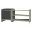 Тумба для обуви Showdeko Sunno, 100x35x44 см, Light Mocha/Anthracite