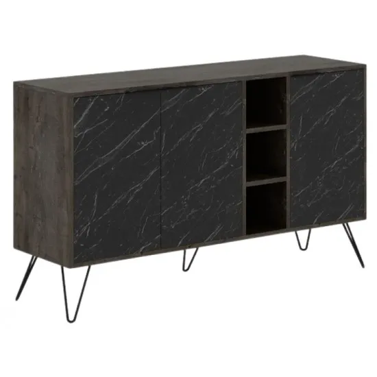 Тумба Showdeko Clara M.K.20985.6 (142 см), Dark Brown/Bendit