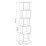 Стеллаж Showdeko Piri M.KT.02.16410.4 (35 см), White/Light Mocha