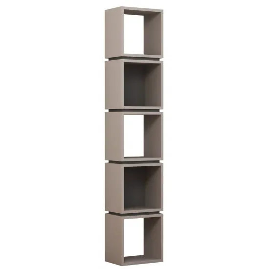 Стеллаж Showdeko Multi, 32x22x167 см, Light Mocha/Anthracite