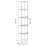 Стеллаж Showdeko Multi M.KT.02.16423.5 (32 см), Oak/White