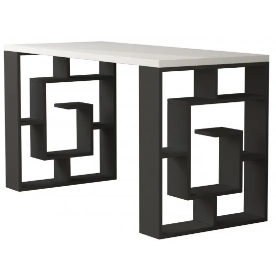 Masă oficiu Showdeko Labirent M.MS.11181.18, White/Anthracite
