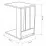 Deco EDI SIDE TABLE WHITE  M.SH.12470.2