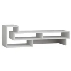 Comoda TV Showdeko Tetra M.TV.11169.2 (135 cm), White Comoda TV Showdeko Tetra M.TV.11169.2 (135 cm), White