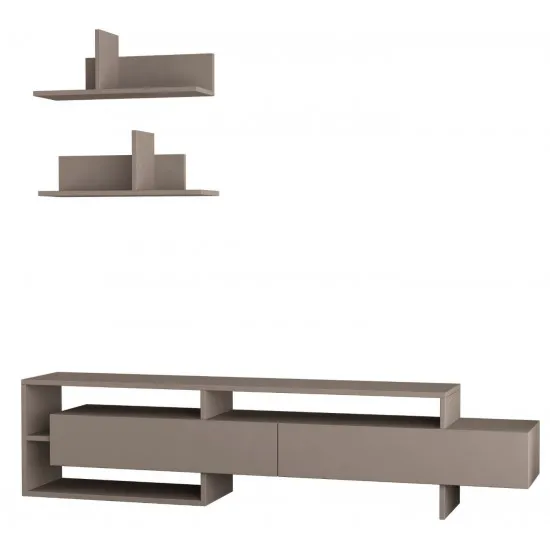 Comoda TV Showdeko Gara M.TV.12414.6 (180 cm), Light Mocha