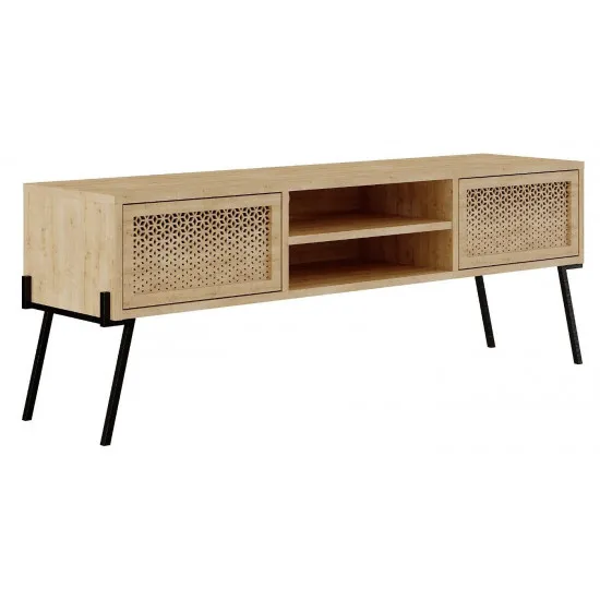 Тумба под ТВ Showdeko Naive, 143x35.6x50.7 см, Oak