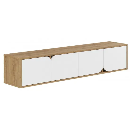 Тумба под ТВ Showdeko Spark M.TV.23535.3 (180 см), Oak/White