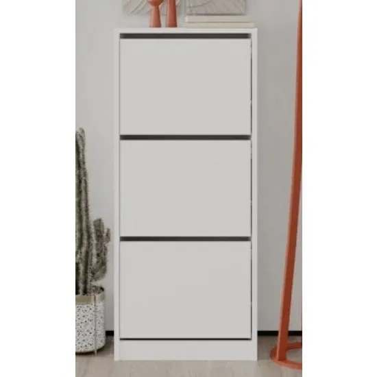 Тумба для обуви Showdeko Shoe Cabinet Three 51cm, 51x26x119 см, White
